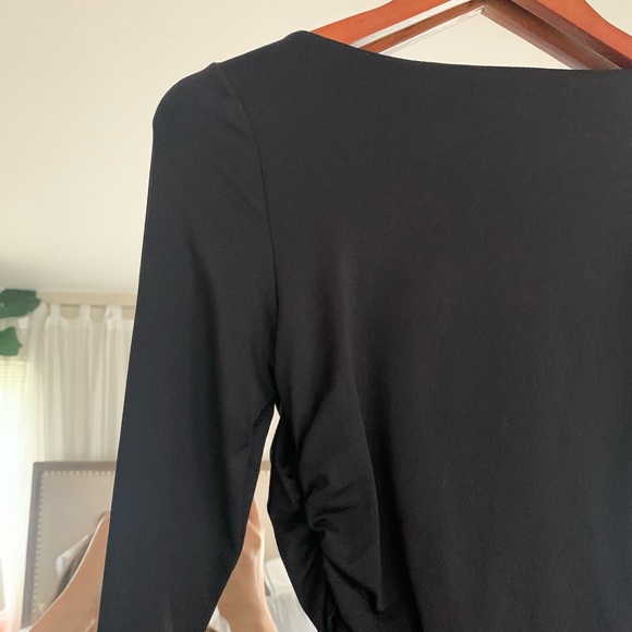 NWOT Susana Monaco Long Sleeve Cinched Front Dress - Picture 13 of 14